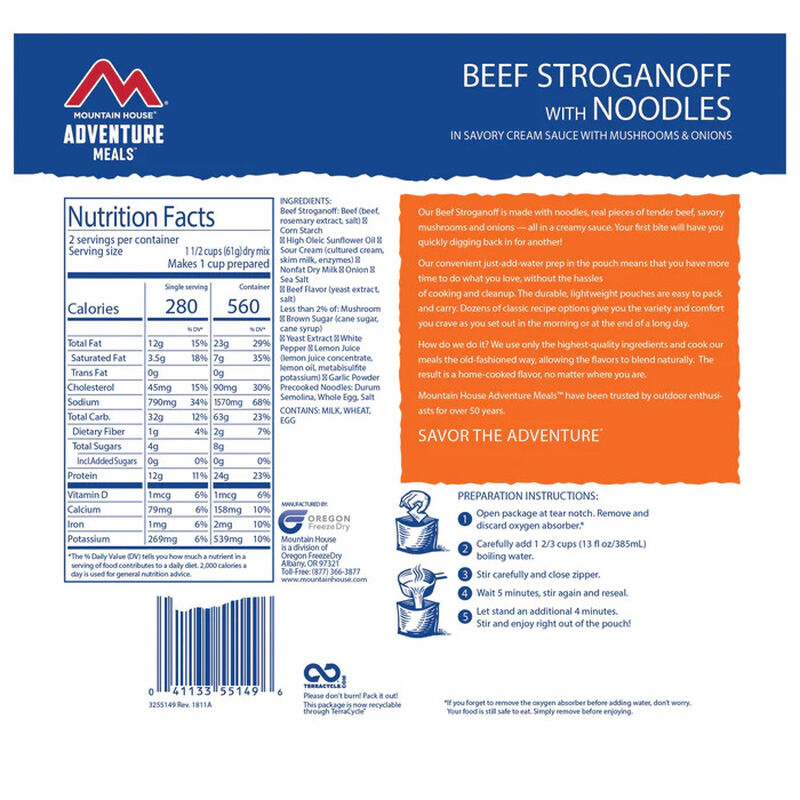 Beef Stroganoff - Pouch, , large image number 1